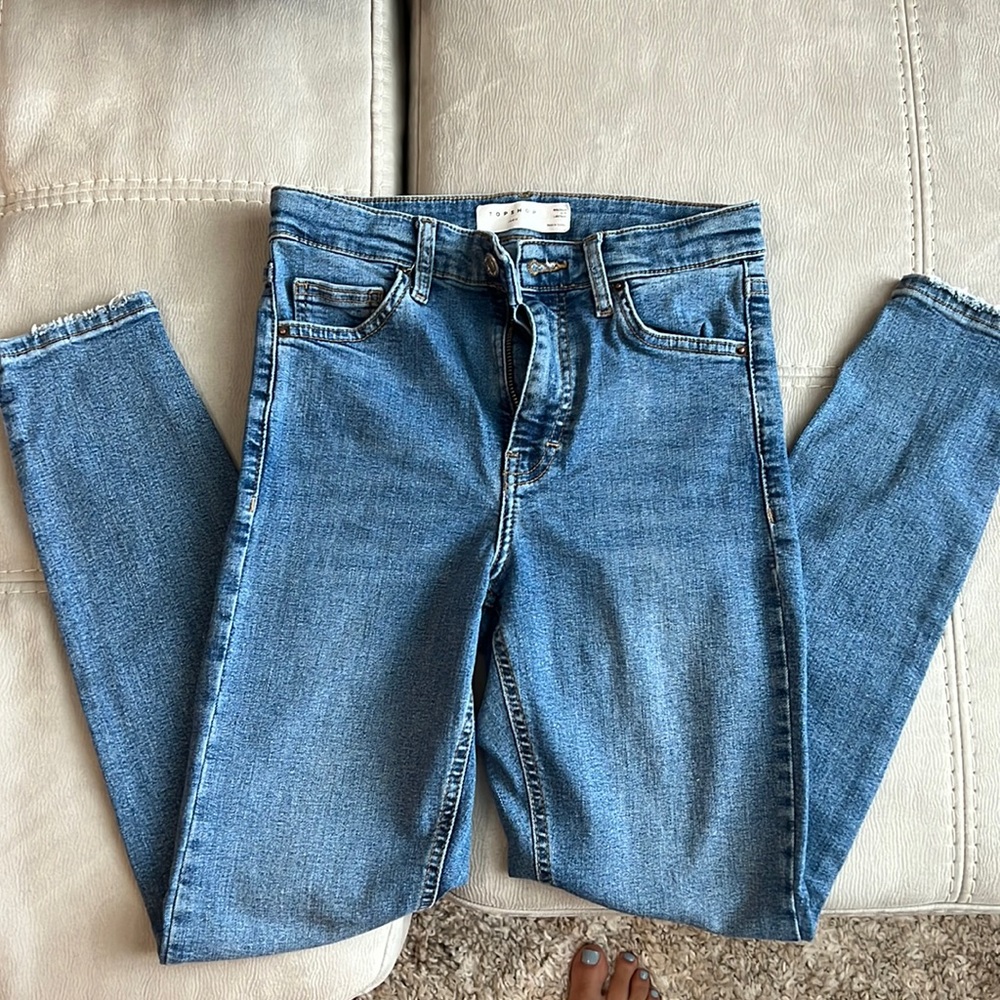 TopShop Crop Jeans Stretchy